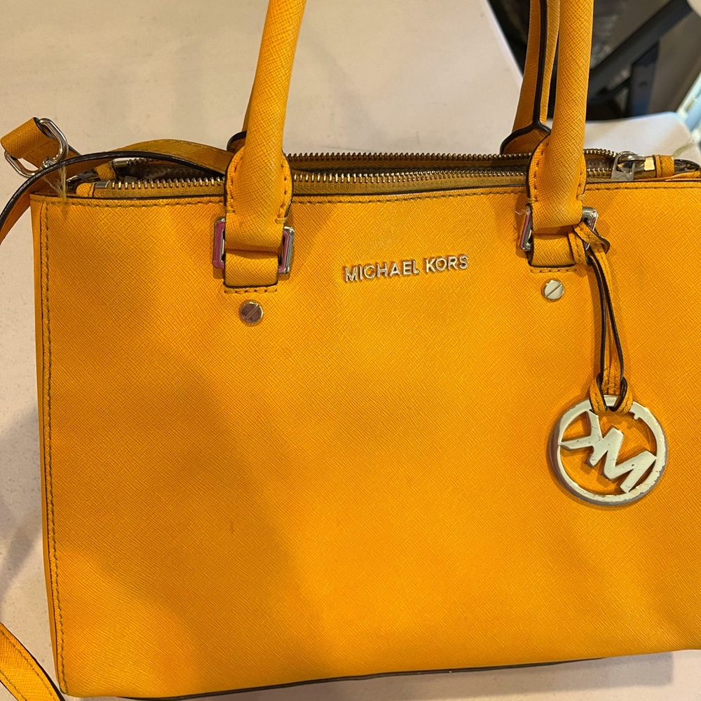 Michael Kors Large Saffiano Leather Satchel